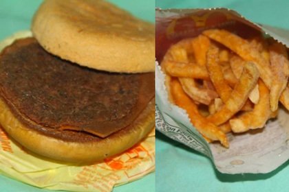 Чизбургер и картофель фри из «Макдональдса» не испортились после шести лет в шкафу