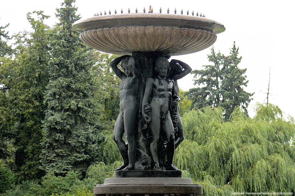Фонтан скульптора Джованни Витали в Нескучном саду готовят к реставрации