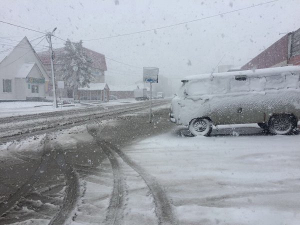 Зима близко: В Кемеровской области уже выпал снег