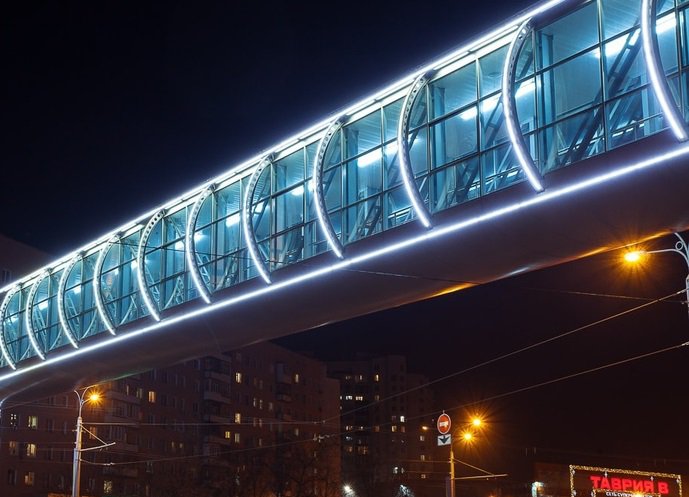 Прозрачный мост с подсветкой соединит ж/д платформу «НАТИ» и станцию «Лихоборы»