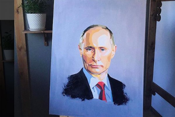 Художница из Волгограда создала портрет Путина в честь его дня рождения